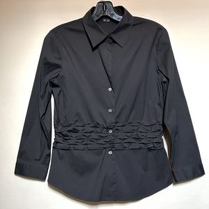 Theory - Black Button Down Shirt - Medium